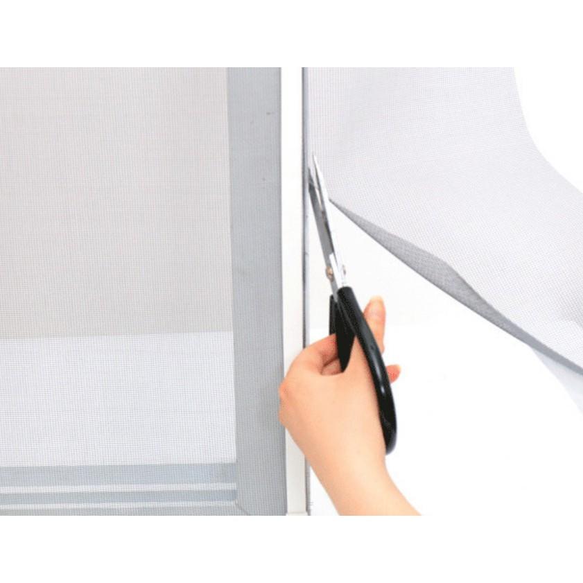 Rèm cửa sổ chống muỗi tự lắp thông minh 85x140cm (Trắng)