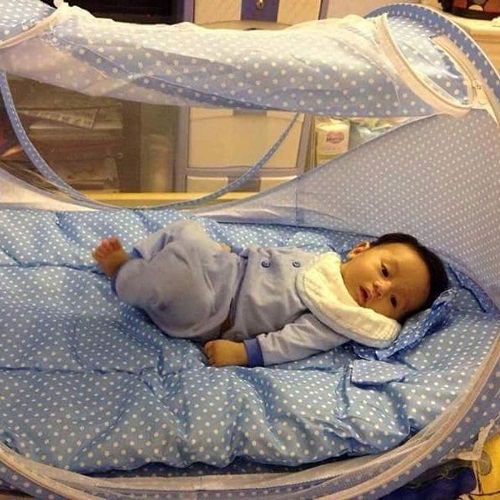 Màn chống muỗi gấp gọn mềm mịn cho bé