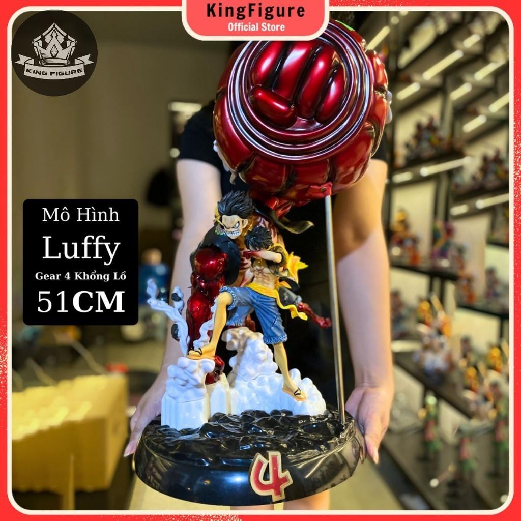 Mô Hình Luffy Khổng Lồ 51Cm Mô hình One Piece Cao Cấp, Figure Mô Hình Anmie One Piece Luffy Vua Hải Tặc