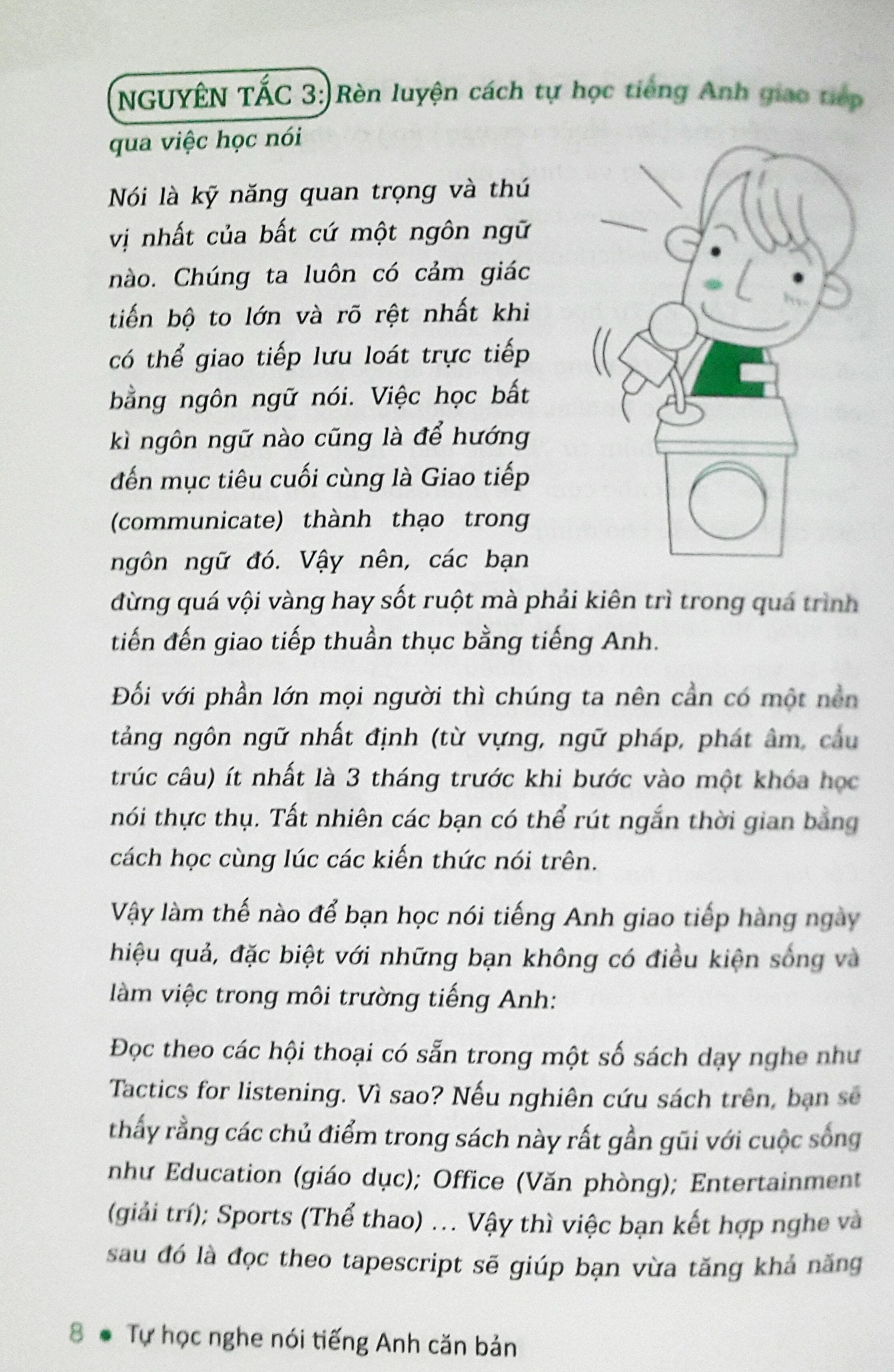 Tự Học Nghe Nói Tiếng Anh Căn Bản (MCBooks)