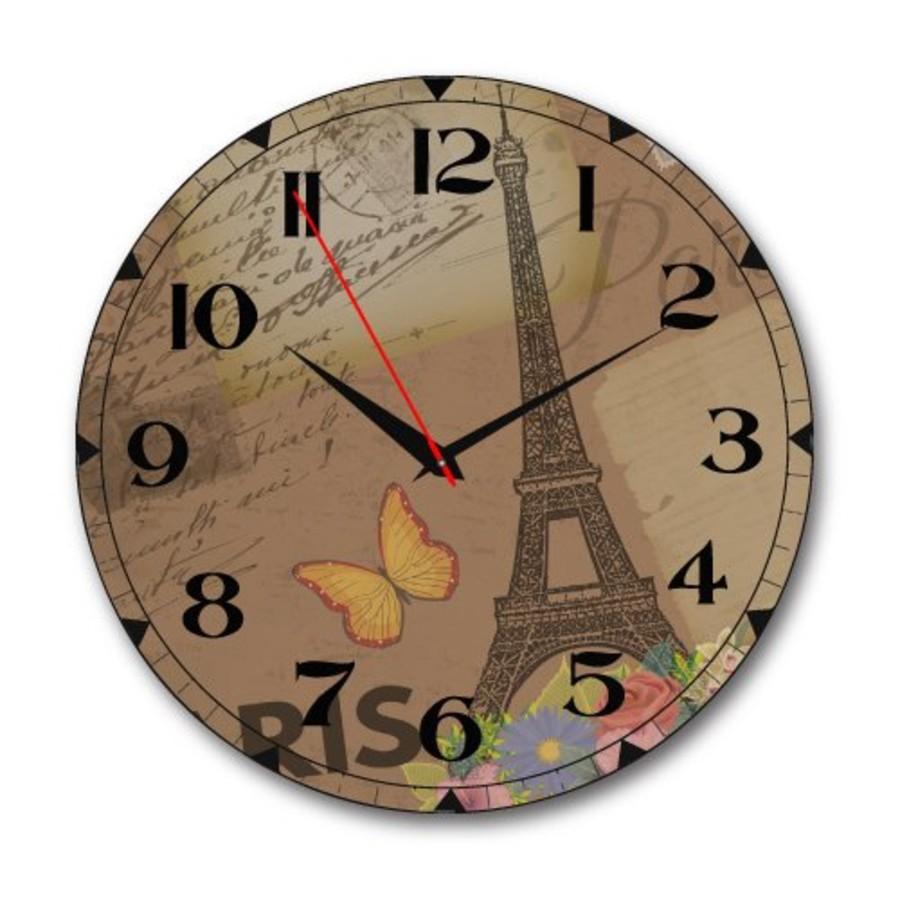 Đồng Hồ Gỗ Vintage treo tường cực xinh - đồng hồ treo tường tặng kèm đinh 3 chân không cần khoan tường