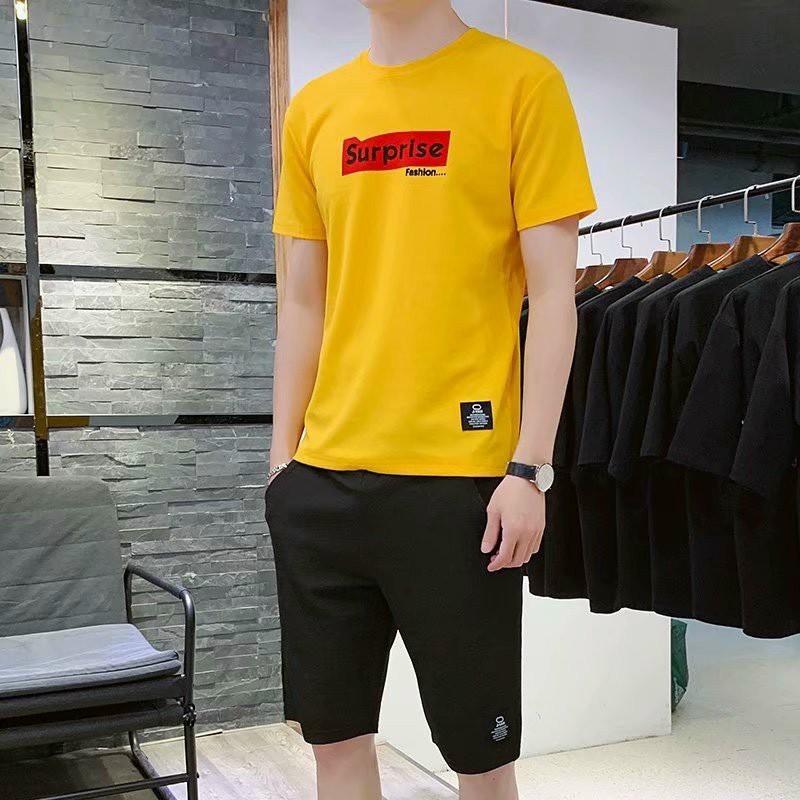 Đồ bộ nam nữ unisex mùa hè chất mè xịn co giãn 4 chiều thoáng mát (Surise