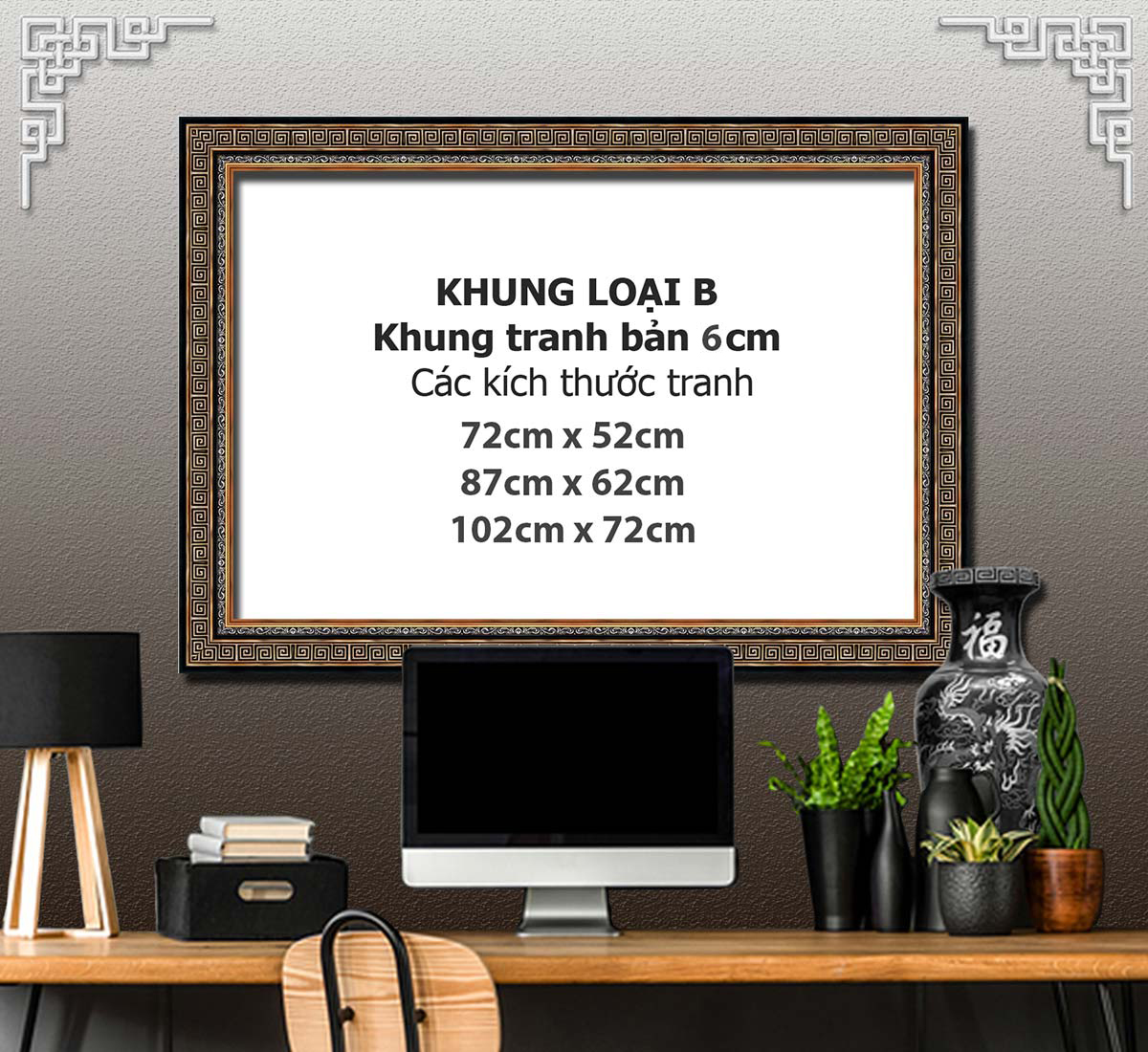 Bức tranh ĐỨC PHẬT gồm 2 lựa chọn chất liệu in UV trên vải lụa hoặc trên giấy ảnh bề mặt PVC gương:L8F-00400474L8