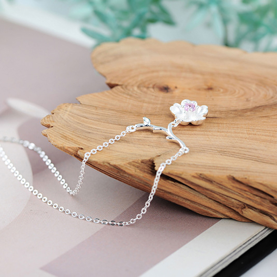 Dây chuyền bạc Hoa Mai - Nhãn hiệu PANMILA bạc PA60