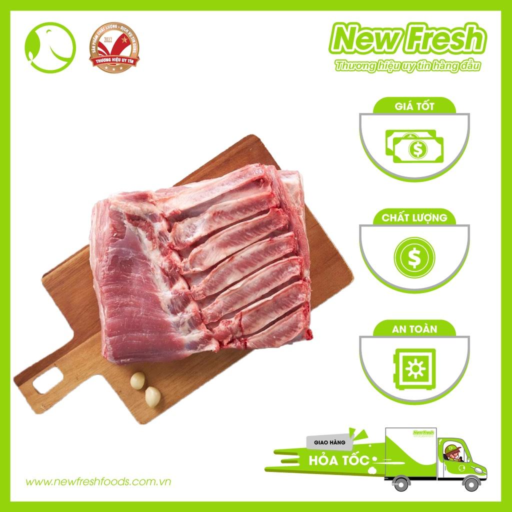 Ba Chỉ Heo Nga Rút Sườn Nguyên Tảng Khối 1Kg