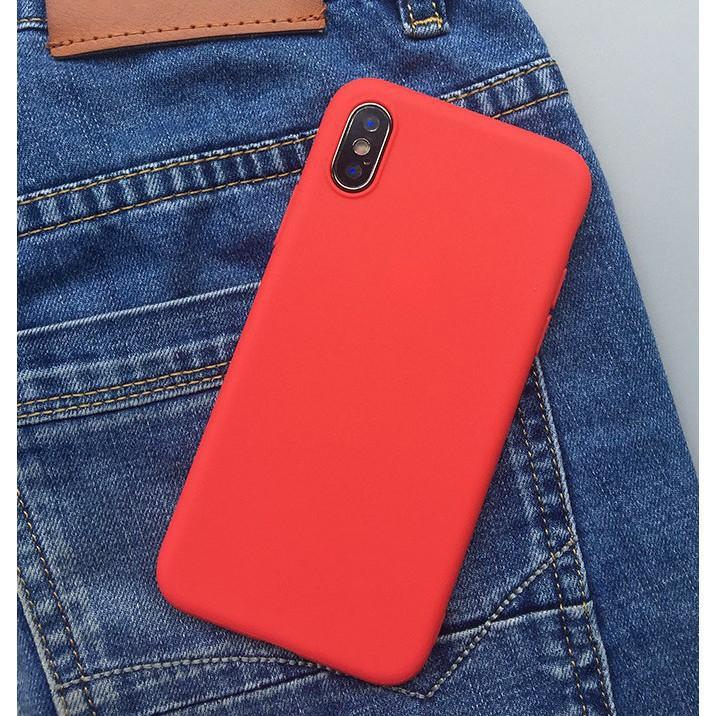 Ốp lưng silicon dẻo màu - Ốp lưng dẻo chống bẩn dành cho iphone