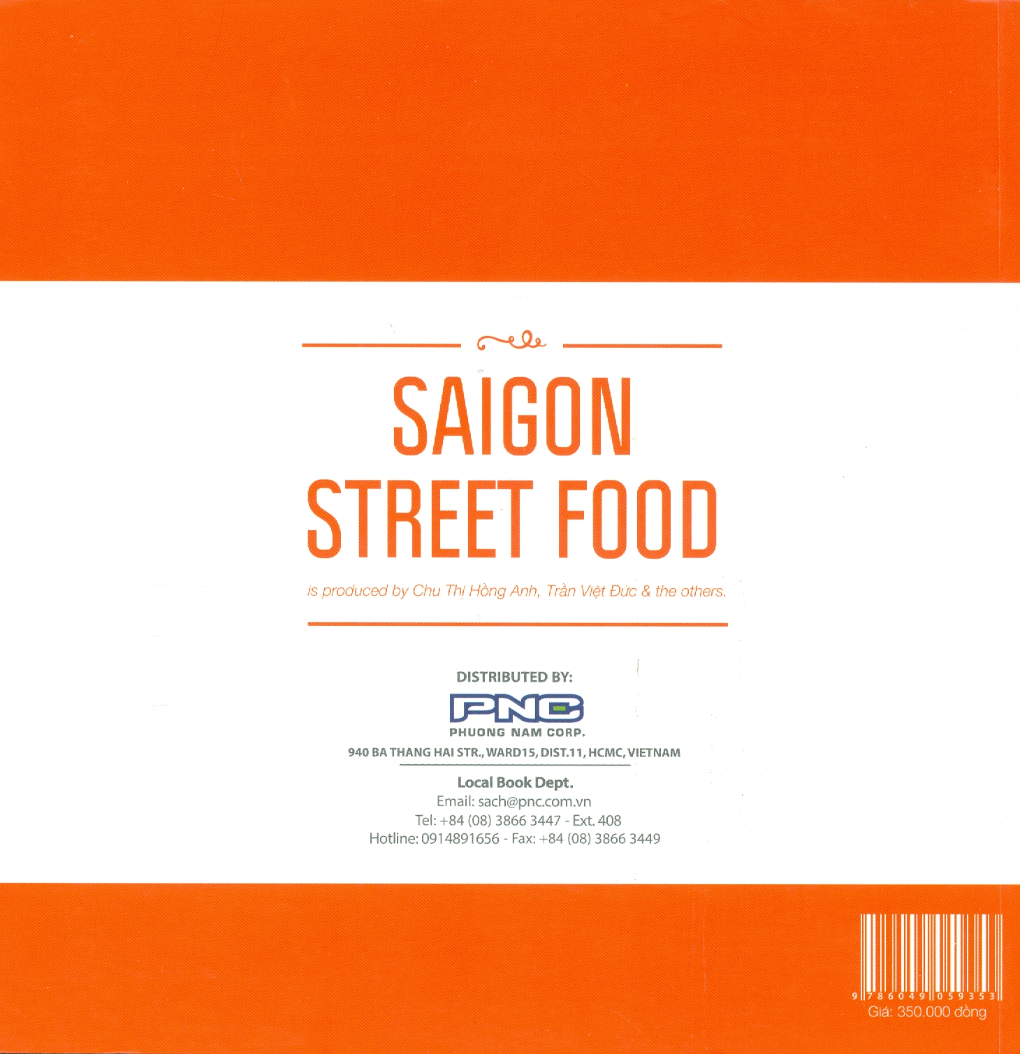 SAIGON STREET FOOD (Ăn Vặt Sài Gòn) - Bản Tiếng Anh (Sách ảnh màu)