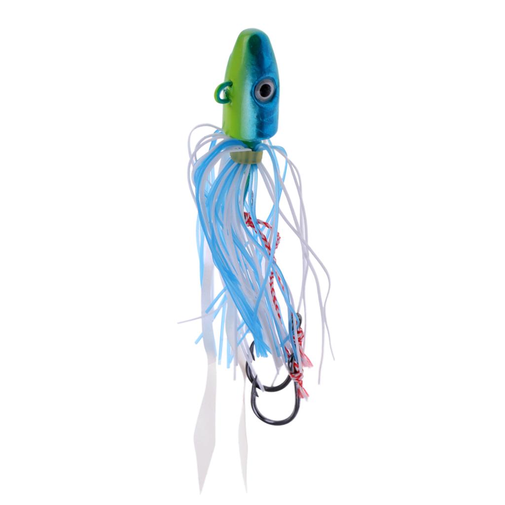 Fishing Lure Lead Head Fishing Jigging  Bass Skirt Lures