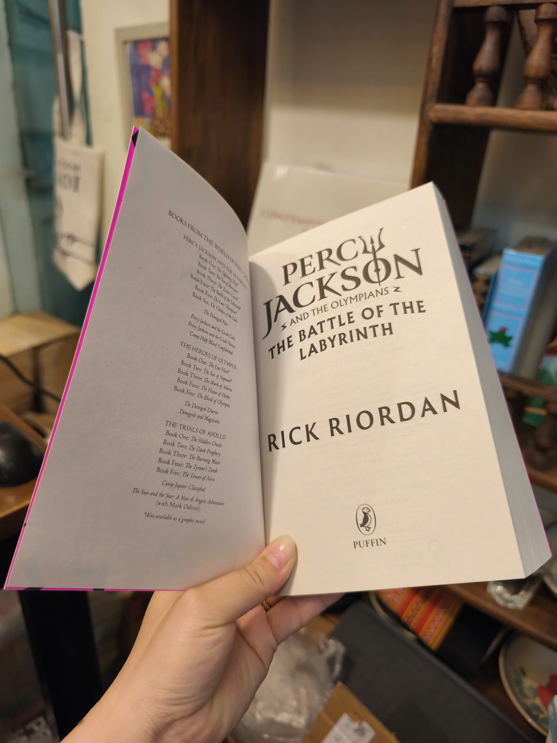 Sách - Percy Jackson And The Olympians The Battle Of The Labyrinth by Rick Riordan