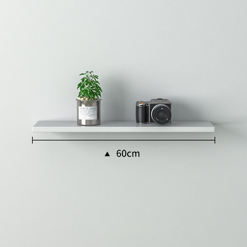 Kệ Gỗ Treo Tường Tường Thanh Ngang Có Chiều Sâu 20Cm, Lõi Gỗ Dày 17Mm Sib Decor Kt003 - Trắng - 60 X 20 X 1.7Cm