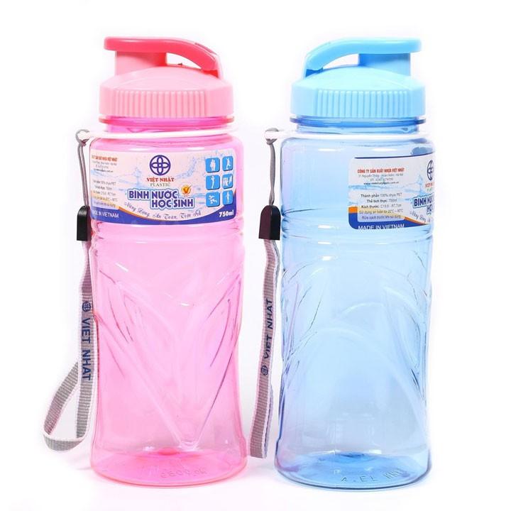 Bình nước nhựa Việt Nhật 550ml