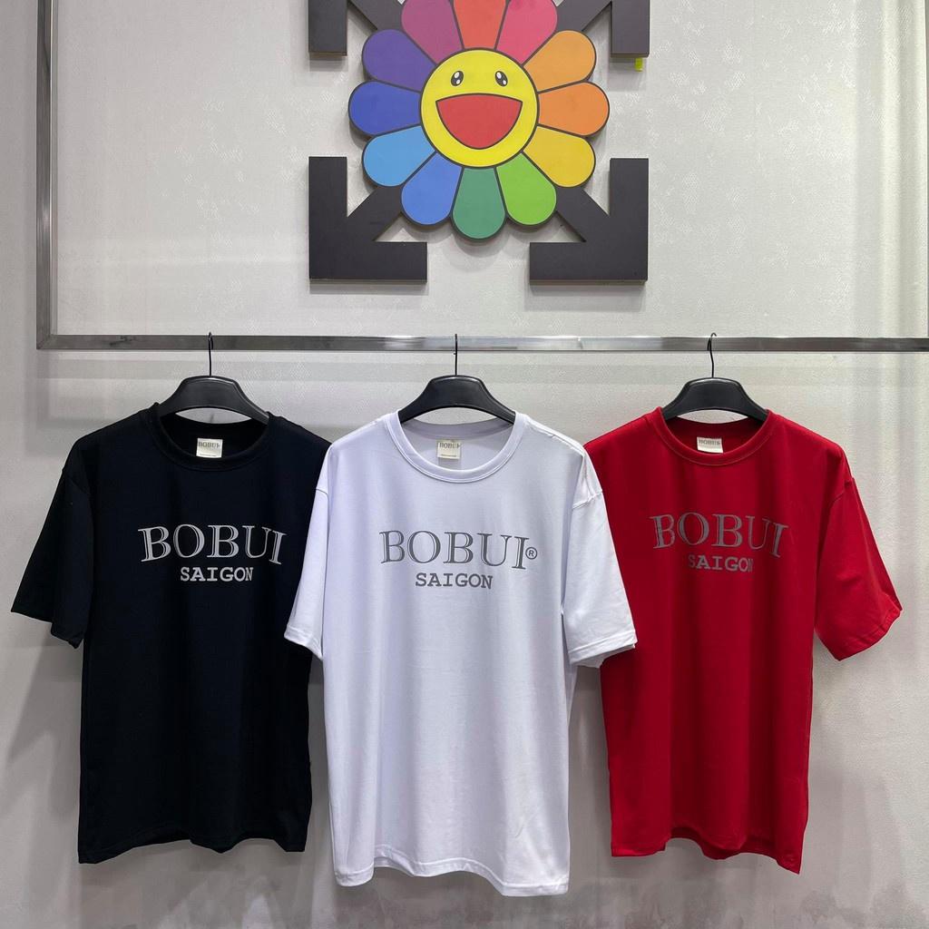 Áo Thun Tay Lỡ SAIGON BOBUI Cotton Unisex Nam Nữ , Áo thun tay lỡ form rộng in hoạ tiết chữ phông ulzzang unisex nam nữ đều mặc được