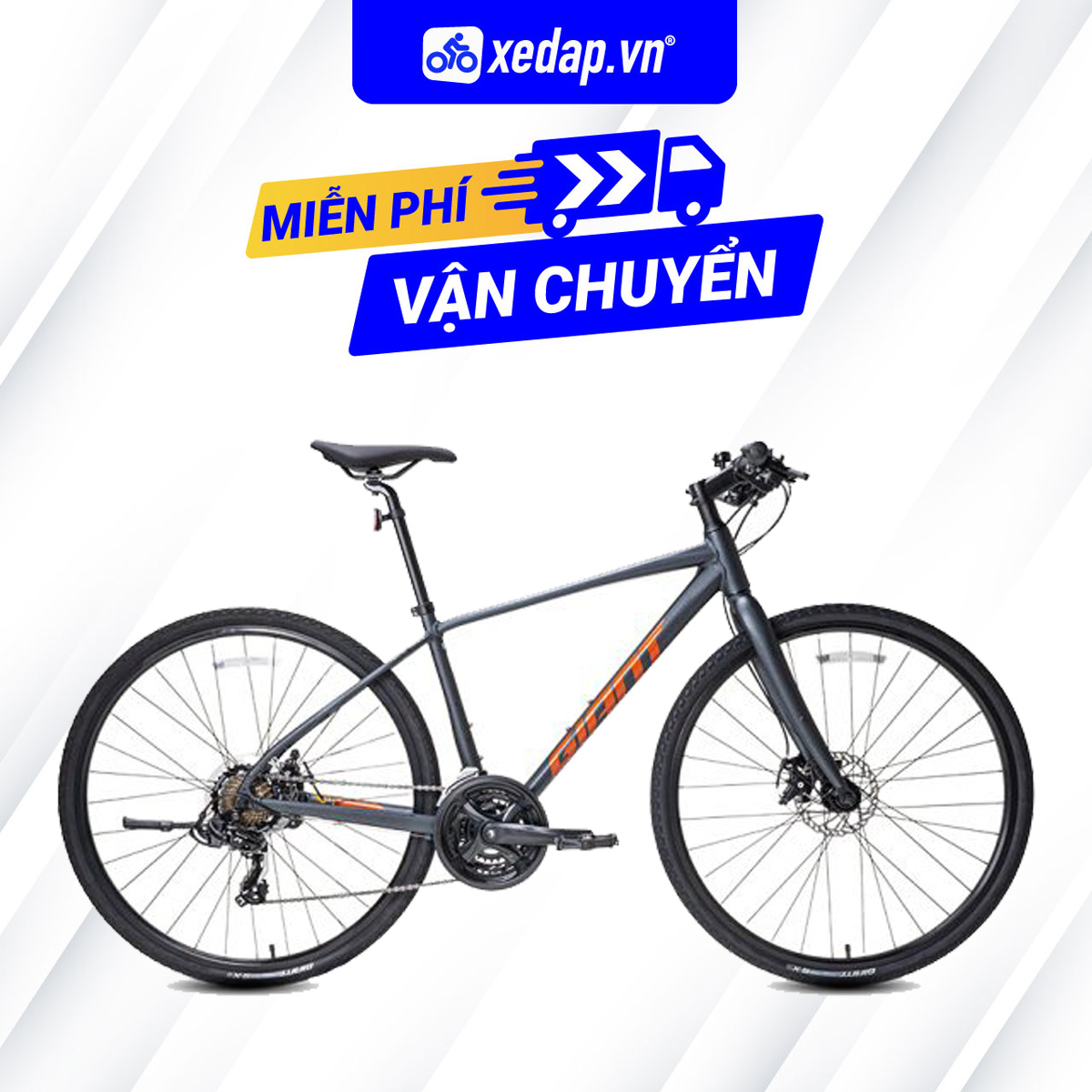 [FREESHIP] Xe Đạp Đường Phố Touring GIANT Escape 2 – Phanh Đĩa, Bánh 700C – 2022