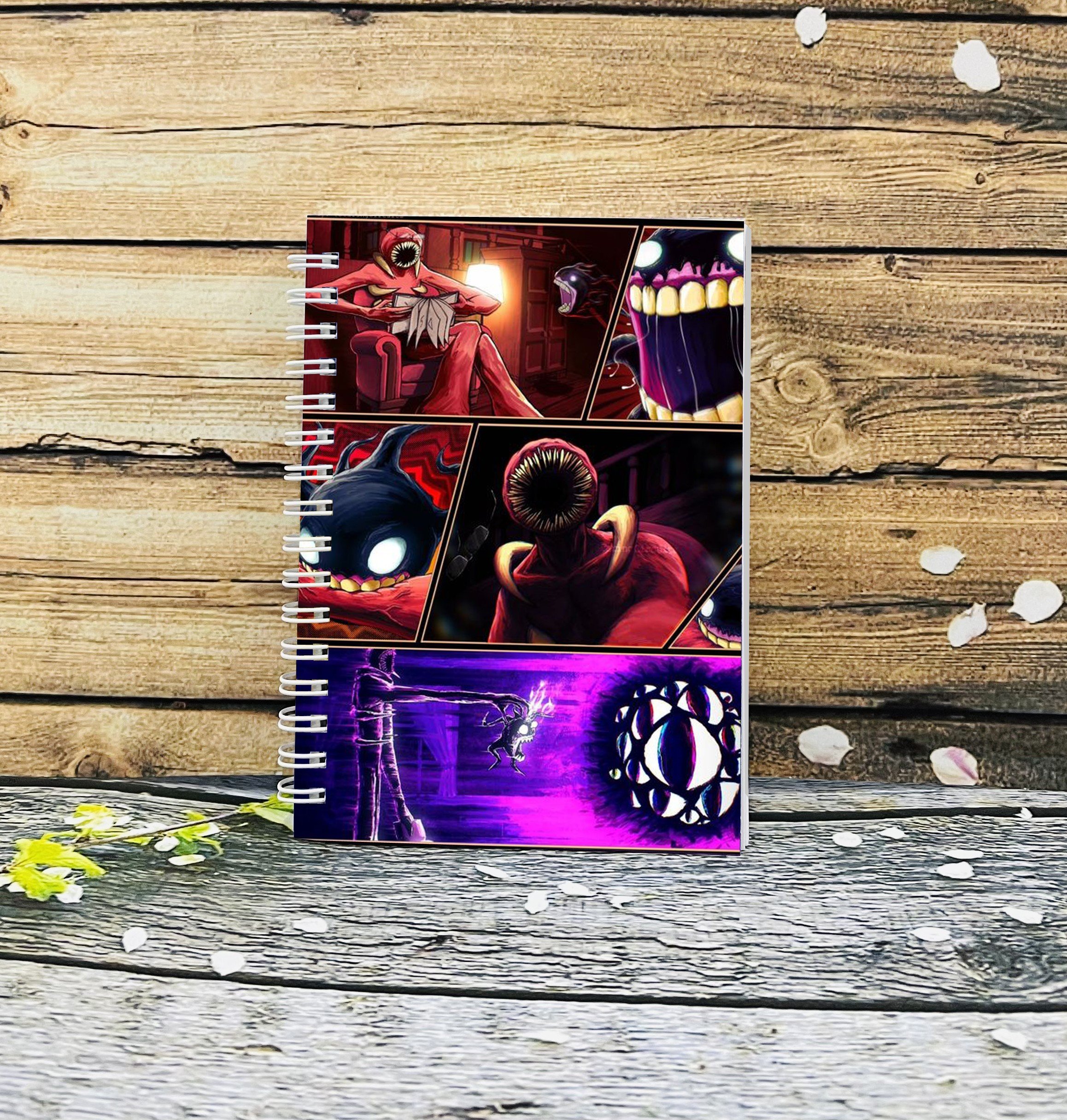 Sổ tay Roblox Doors Ambush figure seek hide Rush Eyes Halt Jack Glitch / sổ viết hình Roblox Doors Ambush figure seek hide Rush Eyes Halt Jack Glitch
