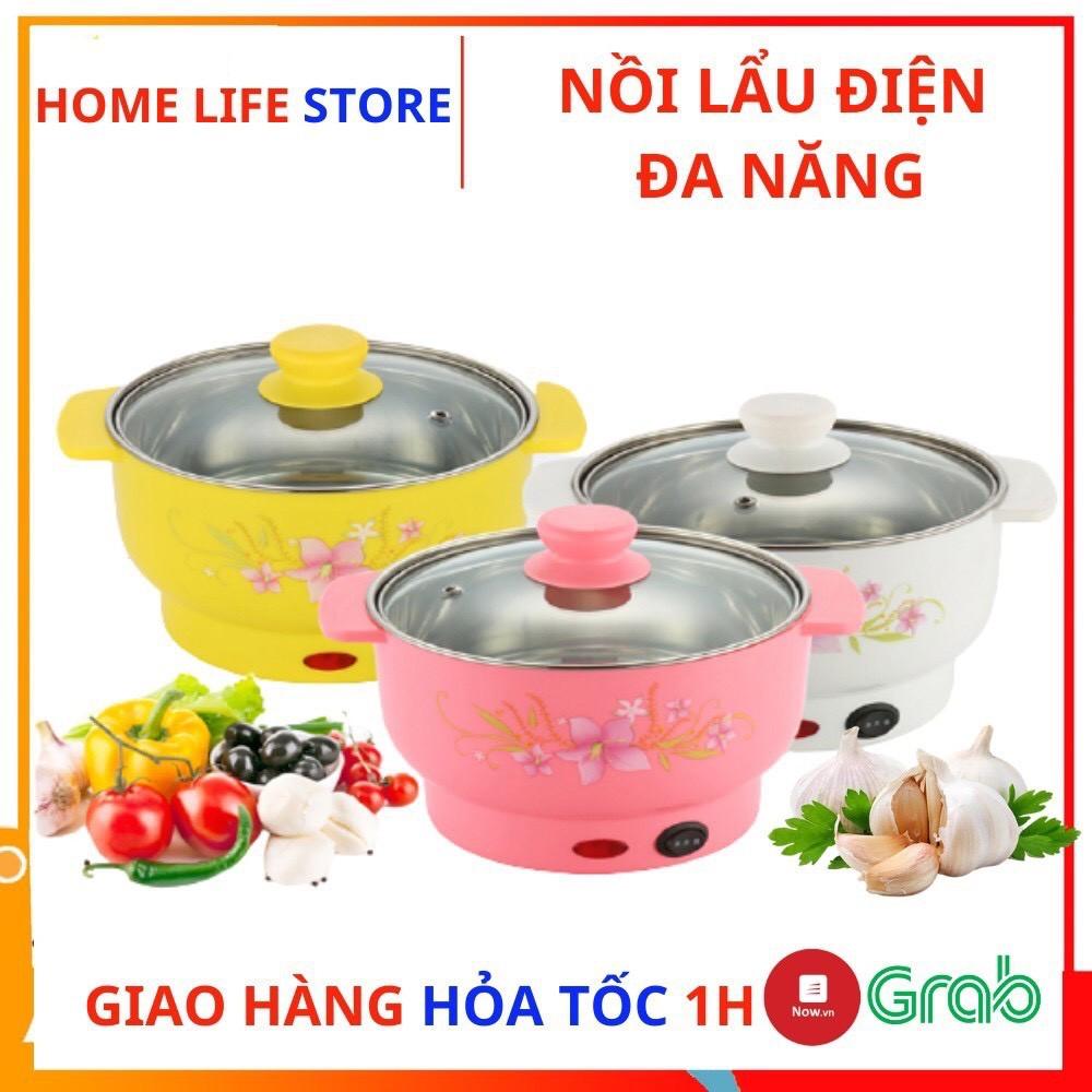 NỒI LẨU ĐIỆN ĐA NĂNG - SIZE 24CM - Công dụng: Nấu canh, cháo, xào nấu, nồi lẩu, ...