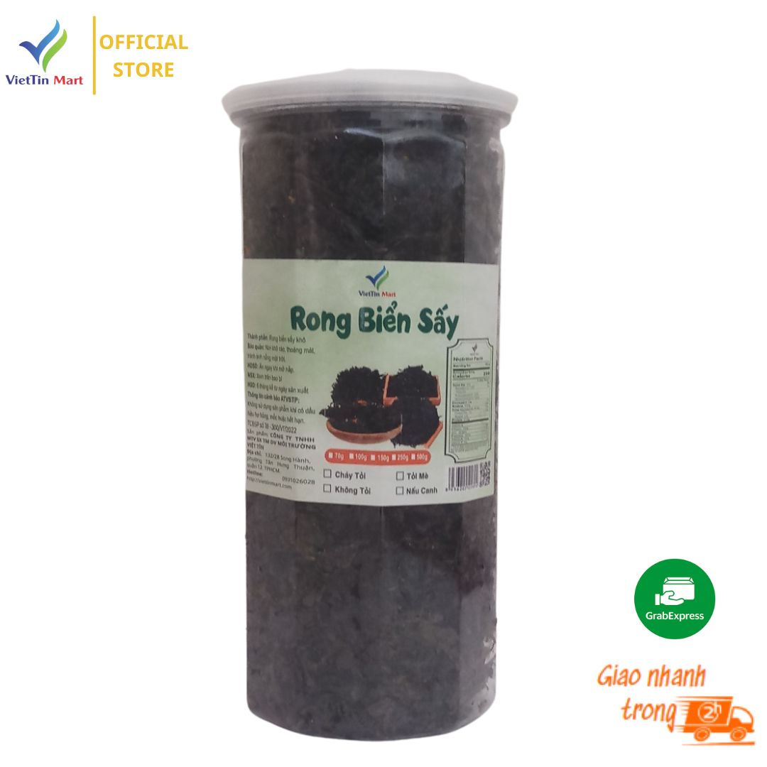 Rong Biển Sấy Giòn (Không tỏi) Viettinmart 70g/ 150g/ 250g