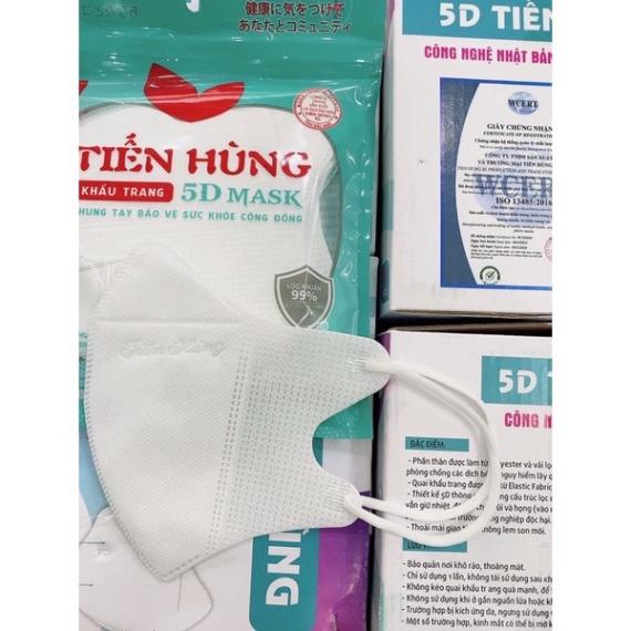 Giá siêu rẻ thùng 100 chiếc khẩu trang 5d người lớn Tiến Hùng