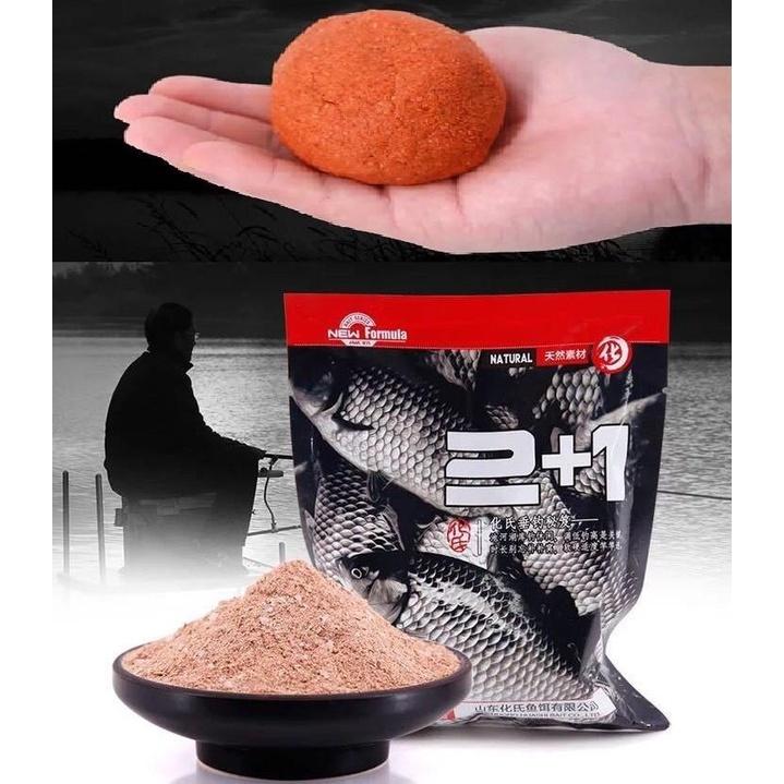 Mồi Câu Cá Tổng Hợp , Câu Cá Chép , Cá Diếc, Cá Trắm - Mồi 2+1 - Mồi 3+1 Siêu Nhạy MO27 - Sanami Fishing