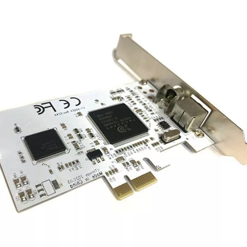 SOAIY Card Chuyển Đổi PCI-E PCI Express To SVHS AV S-Video (Trắng) - Hàng Nhập Khẩu