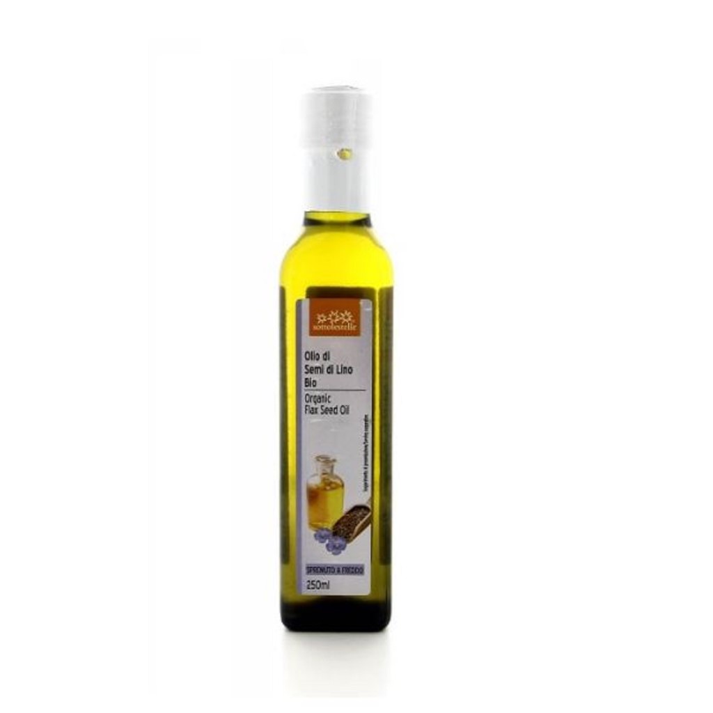Dầu Hạt Lanh Ép Lạnh Hữu Cơ 250ml Sottolestelle Organic Flax Seed Oil