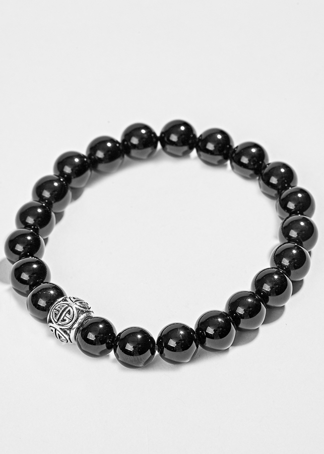 Vòng Đá thiên thạch Phối Charm Bạc  Ngọc Quý Gemstones