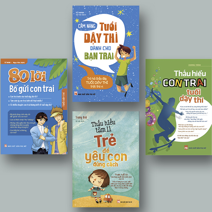 BOOKSET: ĐỒNG HÀNH CÙNG CON TRAI TUỔI DẬY THÌ