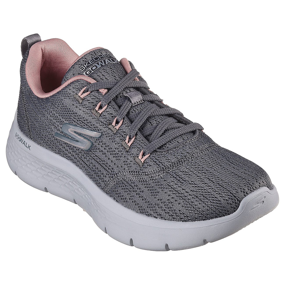 Skechers Nữ Giày Thể Thao Đi Bộ Tập Gym, Thường Ngày, Đi Học, Đi Làm GOwalk Flex Striking Look Walking Air-Cooled Goga Mat Flex, Ortholite, Ultra Go - 124960-CCPK