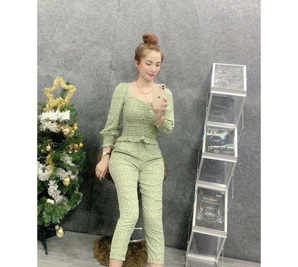 Đồ Bộ Nữ Hoa Đủ Màu Vải Lụa Kín Đáo Thời Trang