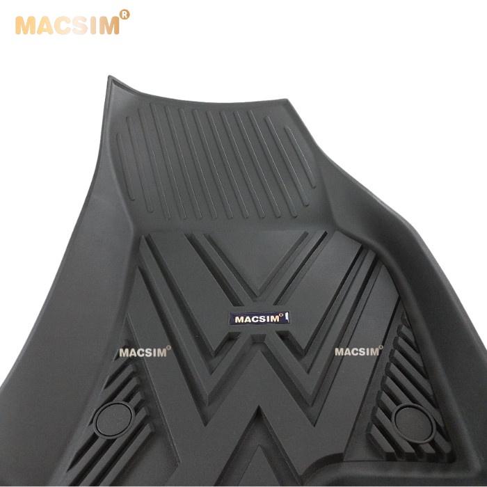 Thảm lót sàn xe ô tô Volkswagen Tiguan L 2018+ Nhãn hiệu Macsim chất liệu nhựa TPE cao cấp