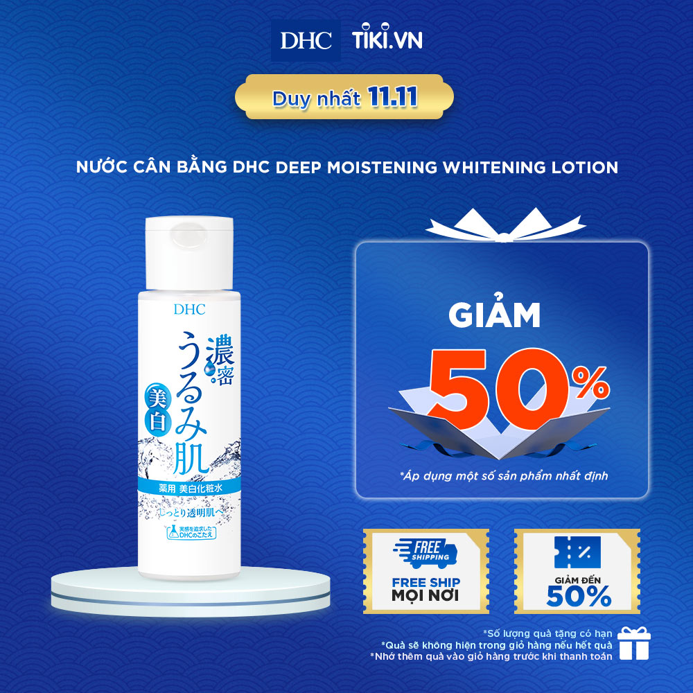 Nước Cân Bằng Da DHC Deep Moistening Whitening Lotion 180ml