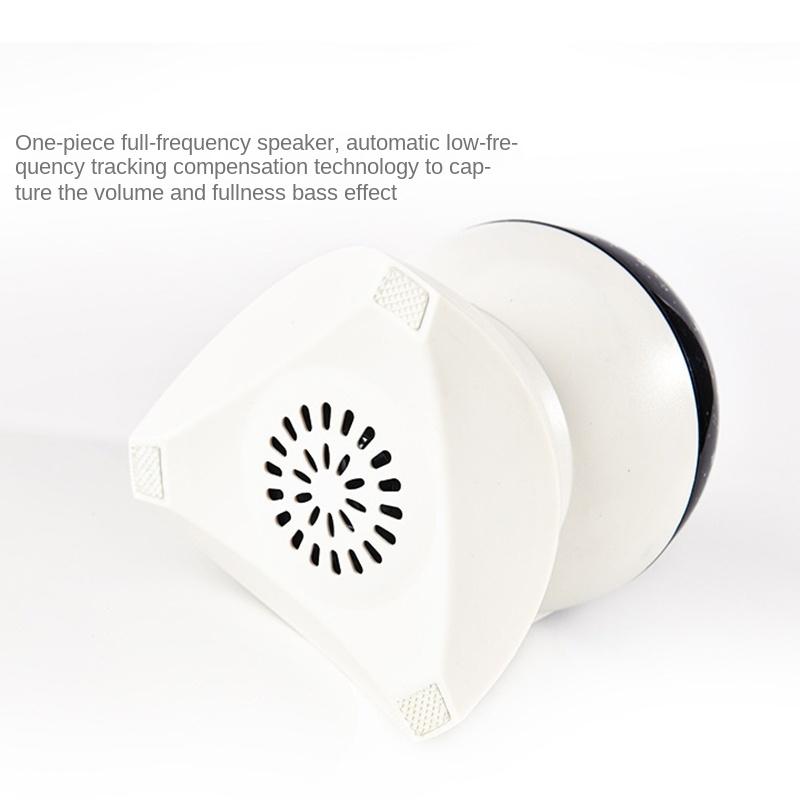 Loa Bluetooth có đèn nhiều màu Chất lượng âm thanh cao Hộp âm thanh không dây xoay Home KTV Đèn flash đổi màu TF USB Màu sắc: Hồng