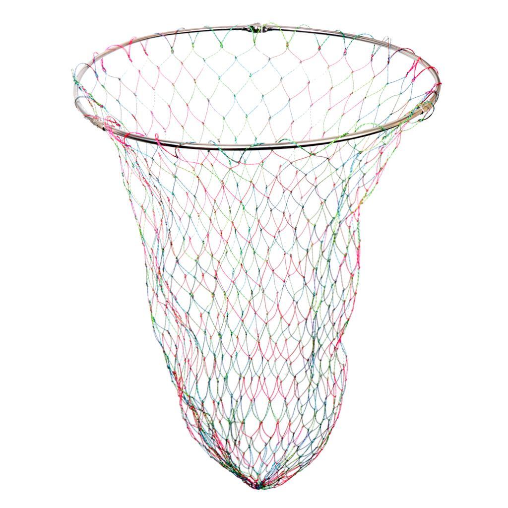 2pcs Colorful Mesh Fishing Net Carp Coarse Sea Game Fishing Landing Net Head