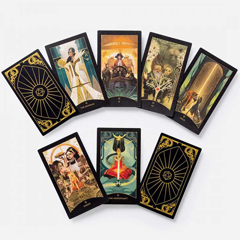 Bộ bài Dungeons Dragon Tarot tặng đá thanh tẩy