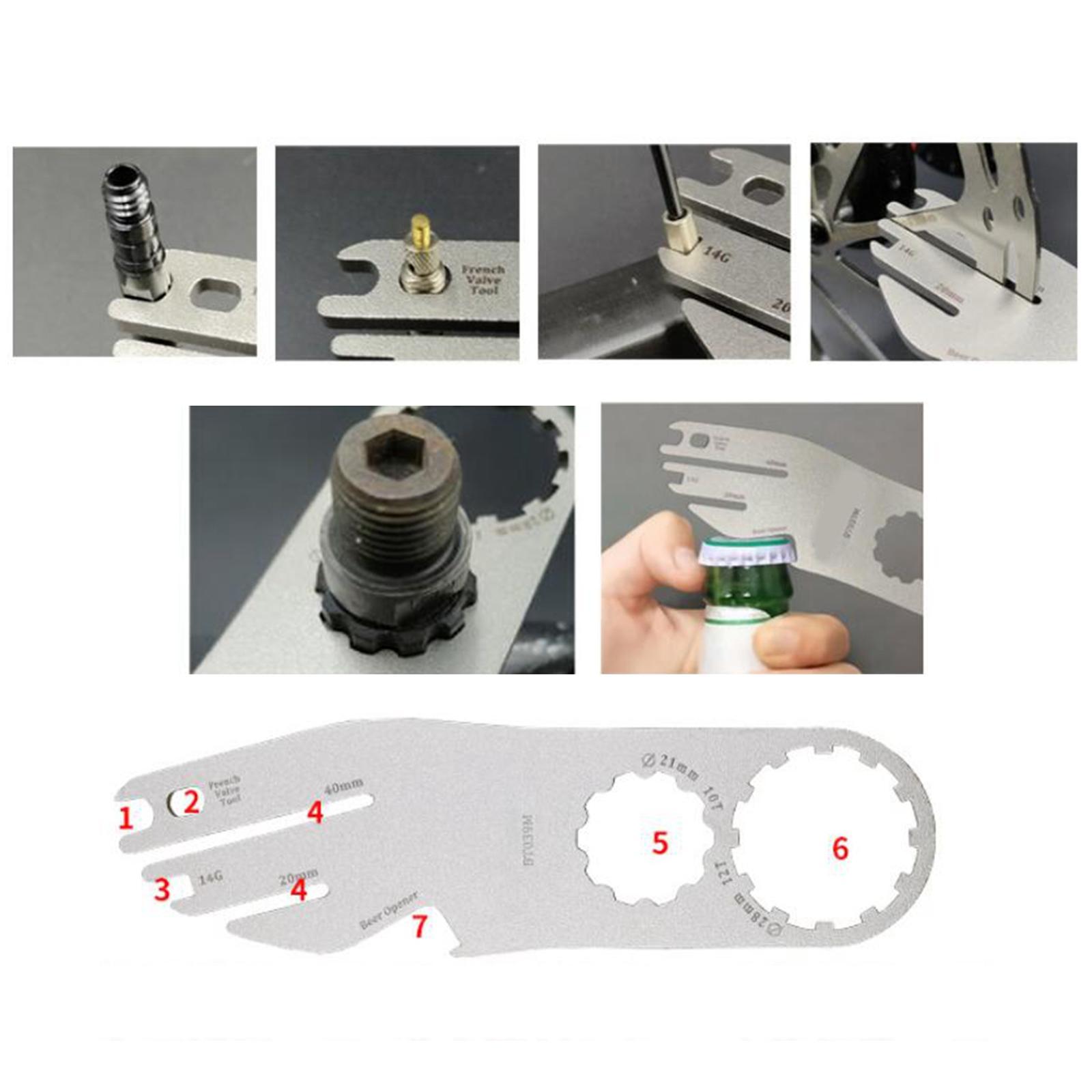 Bike Disc Rotor Alignment Tool Bike Spanner Wrench Disc Brake Pad Adjustment
