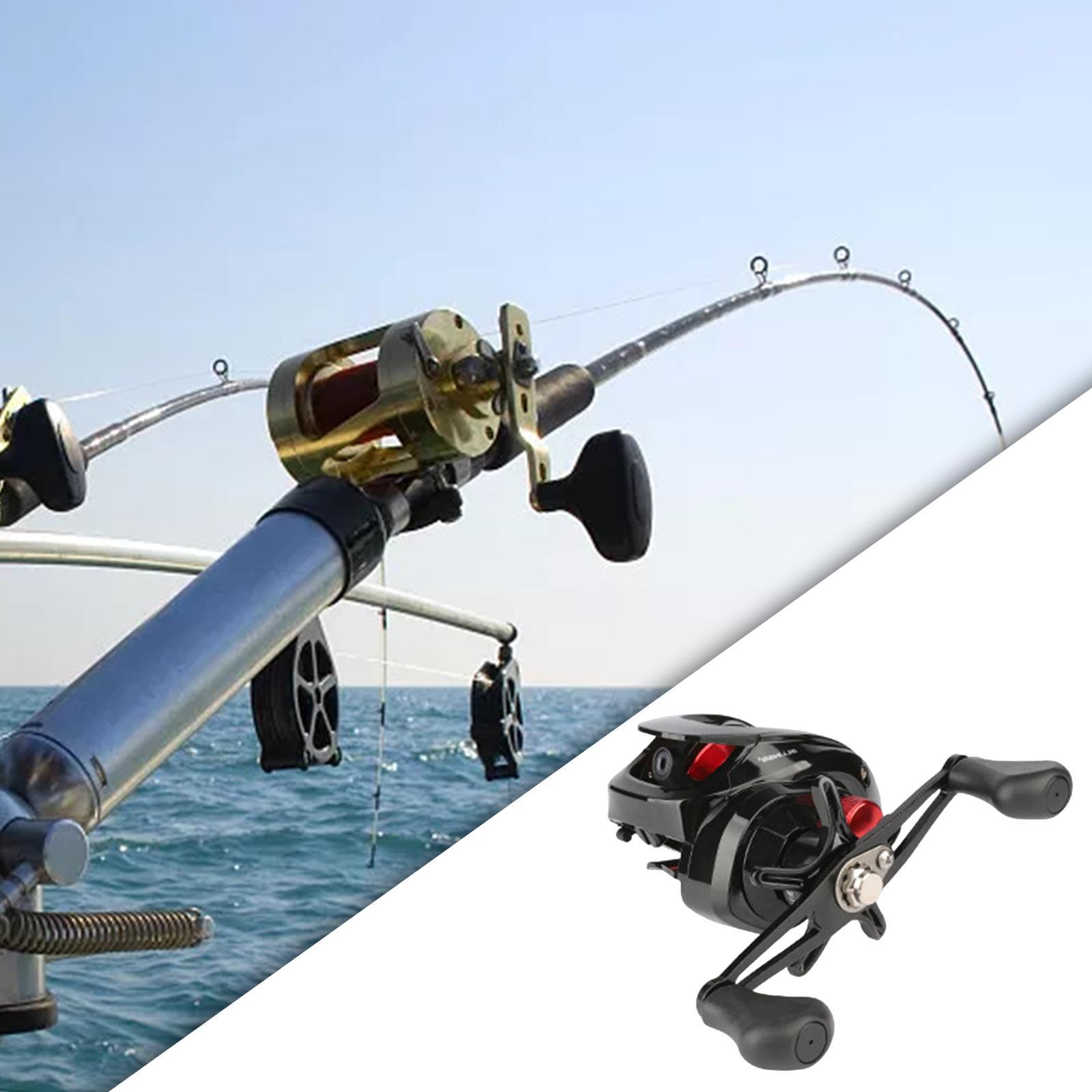 Powerful High Speed Fishing Reels 6.3:1 Gear Ratio 5+1 BB Baitcaster Reels Left