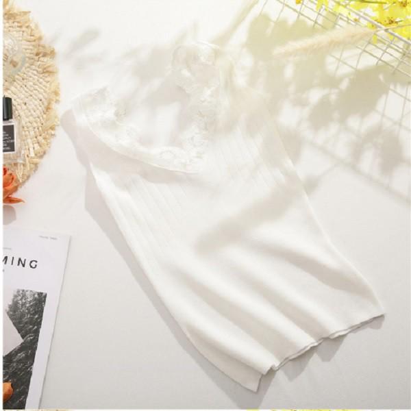 Áo len sát nách nữ, áo len nữ A461