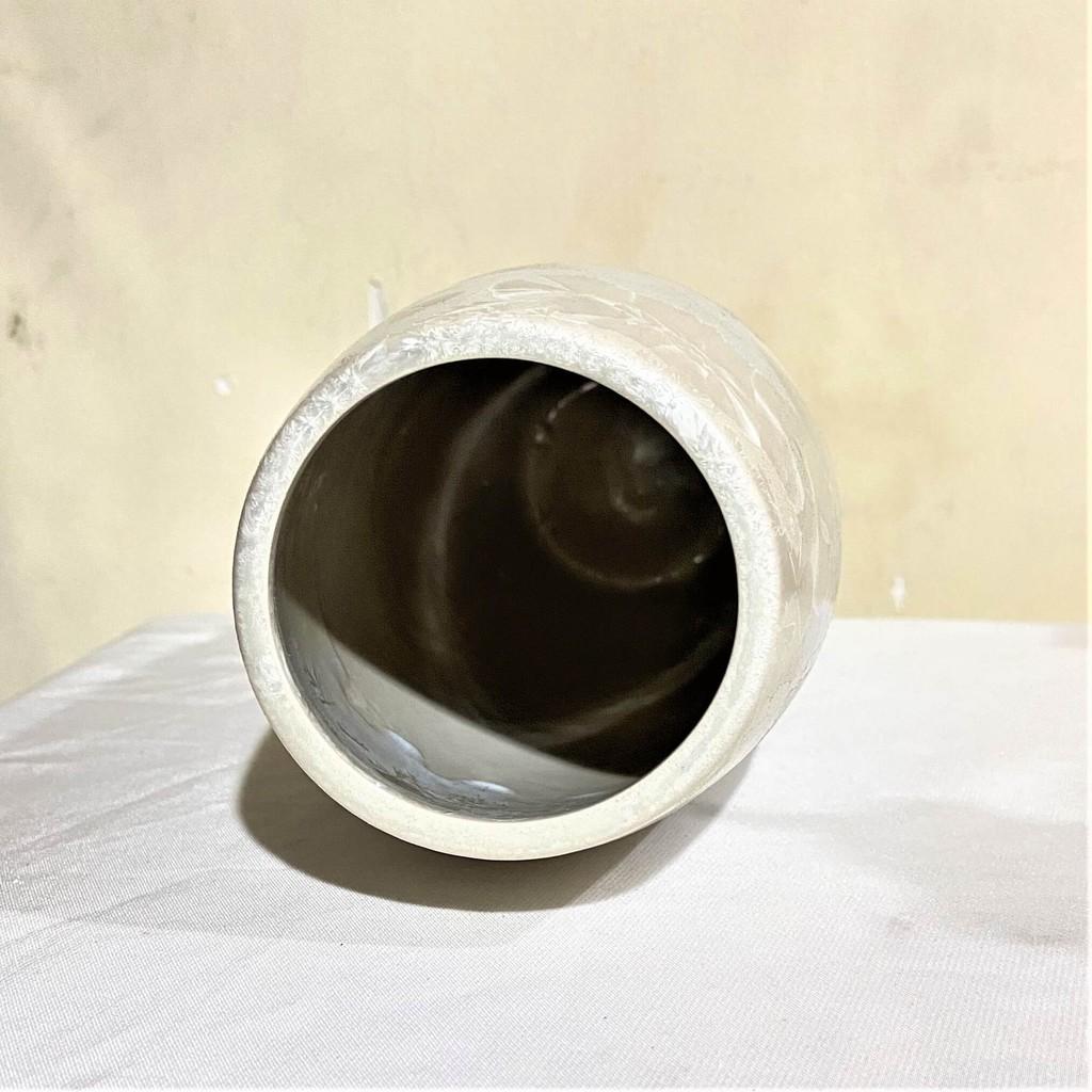 Bình Hoa Bằng Sứ Cao Cấp Họa Tiết Loang Màu cao 20cm