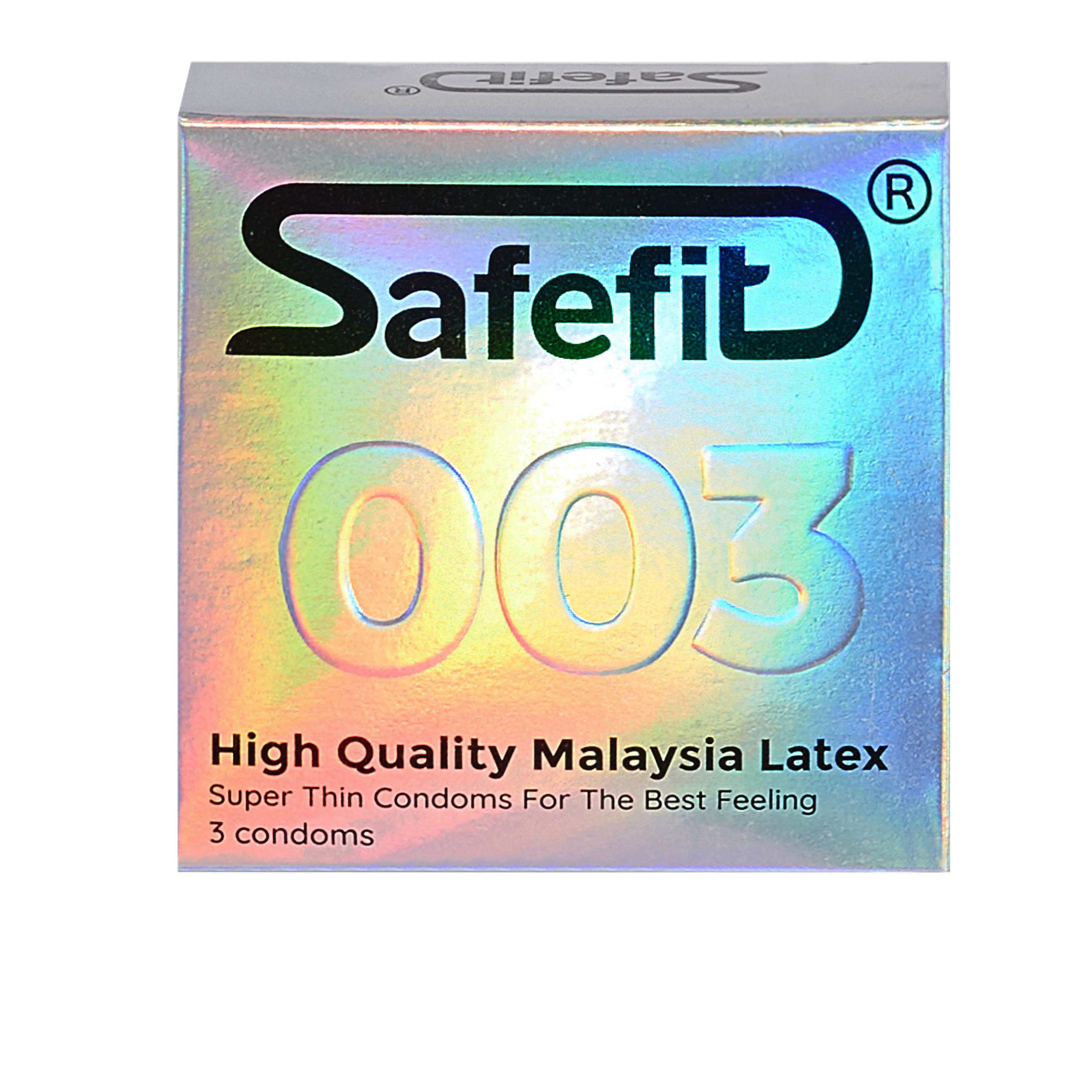 Bao cao su SafeFit siêu mỏng 003 hộp 3 cái