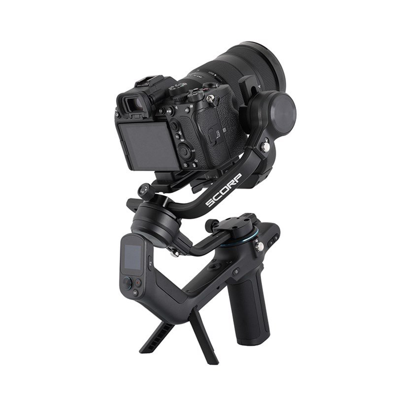 Feiyu Tech SCORP F2 - Gimbal Chống Rung Cho Máy Ảnh Cỡ Lớn, Tải Trọng 2.5kg, Tích Hợp Màn Hình Điều Khiển