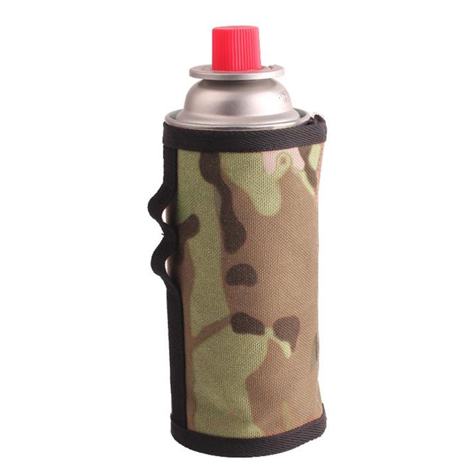Long Gas Canister Cover Protector Camping Fuel Tank Protective Storage Bag Light