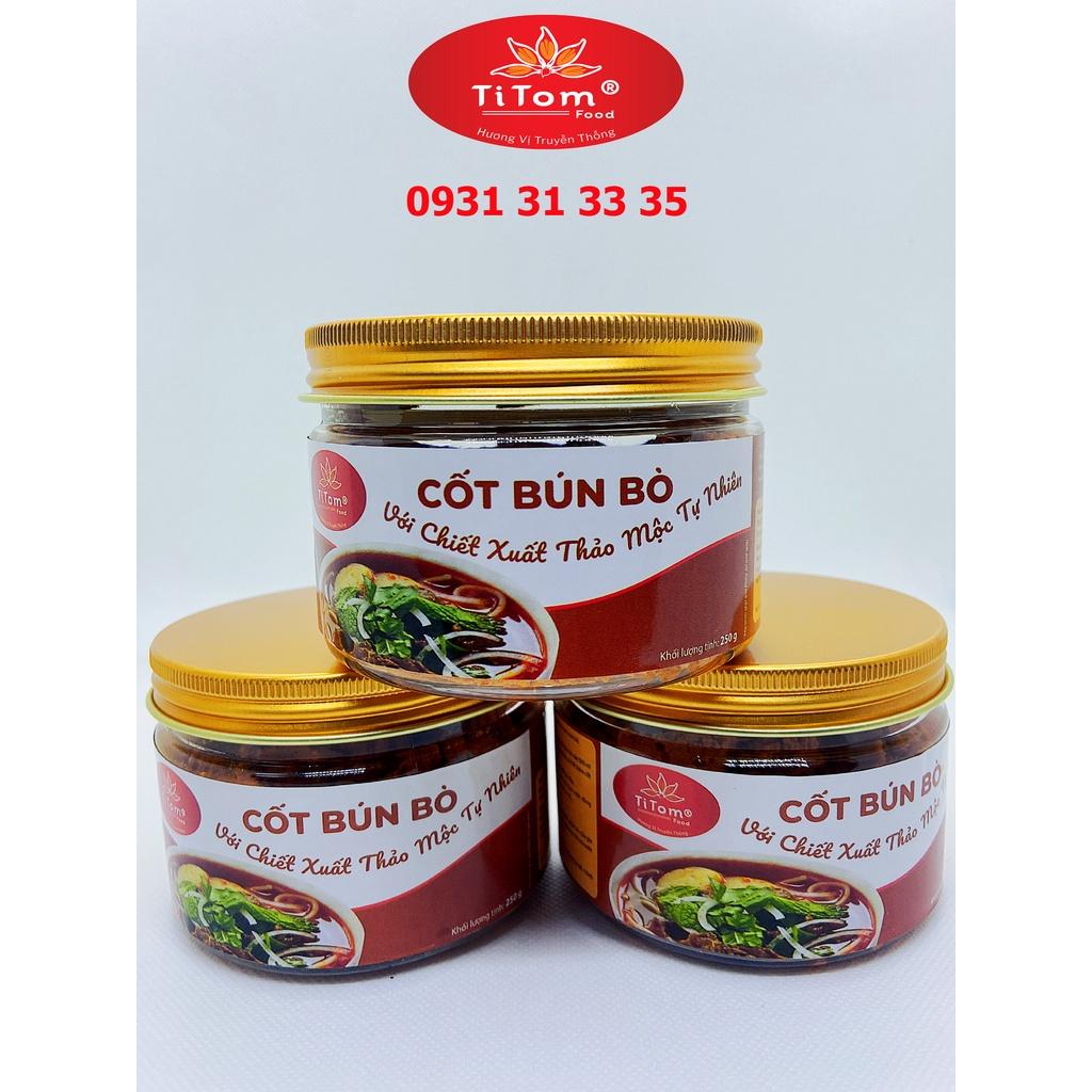 Gia vị nấu bún bò - Gia vị bún bò - Gia vị bún bò nêm sẵn - Cốt bún bò TITOM 250g