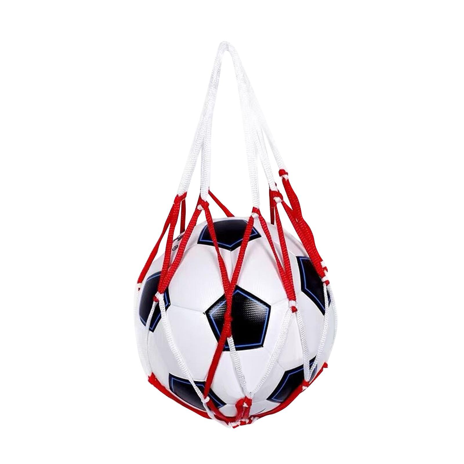 Basketball Mesh Net Bag Single Ball Carrier for Carrying Basketball Volleyball Soccer