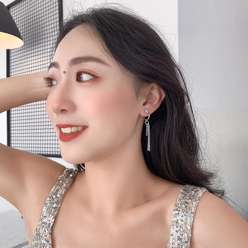 Bông tai nữ chuỗi dài dáng đẹp
