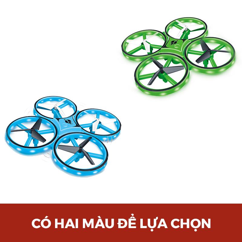 Đồ Chơi Drone Dazzling Điều Khiển Bằng Đồng Hồ (Xanh Lá) VECTO VT010B/GR