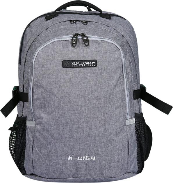 Balo Simplecarry K-City M Grey 0022412 (44 x 28 cm) - Xám