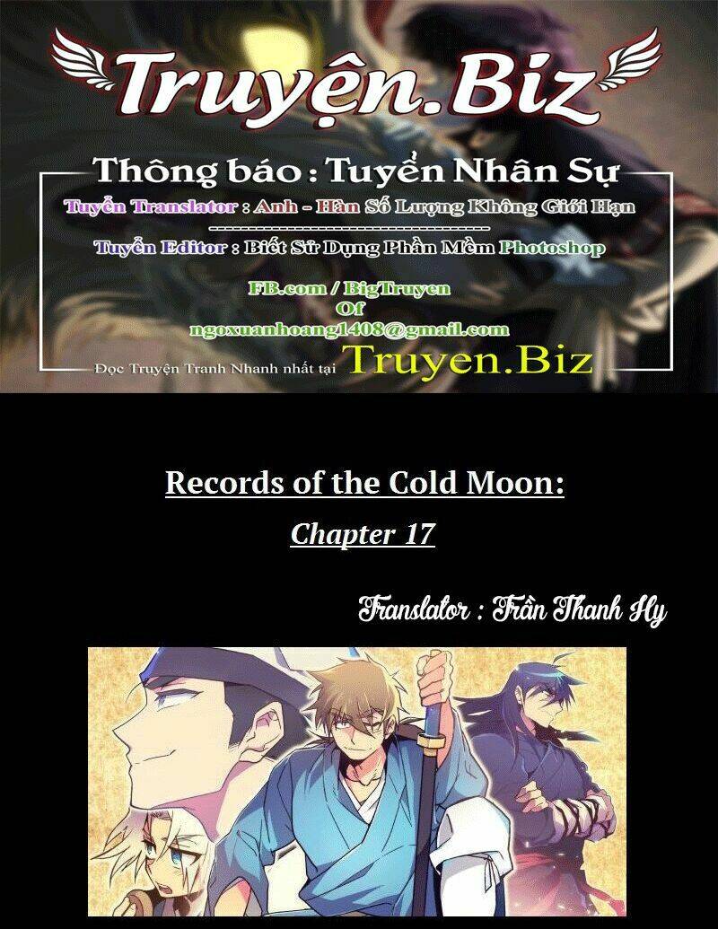 biên niên sử lãnh nguyệt chapter 17 1