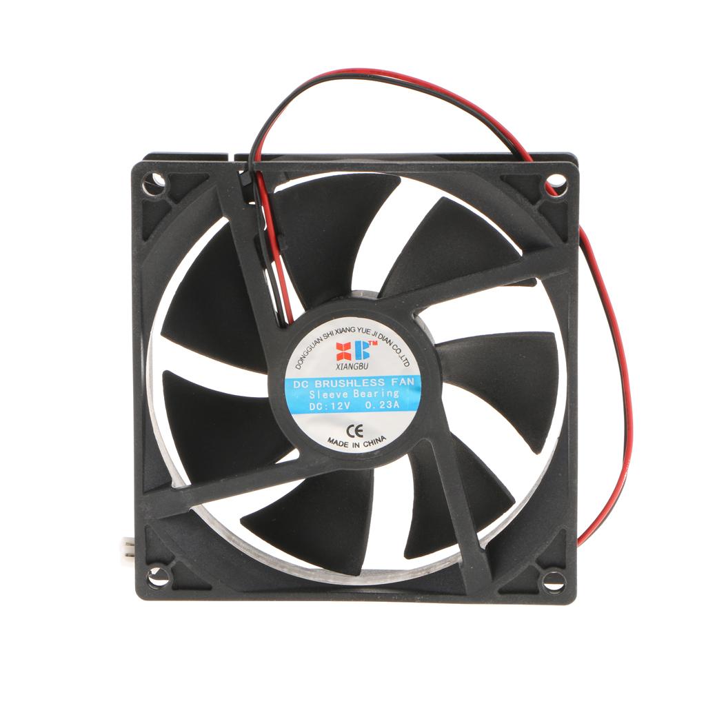 10x 92mm Case Fan 12V DC PC CPU Computer Cooling Fan 2Wire 2Pin