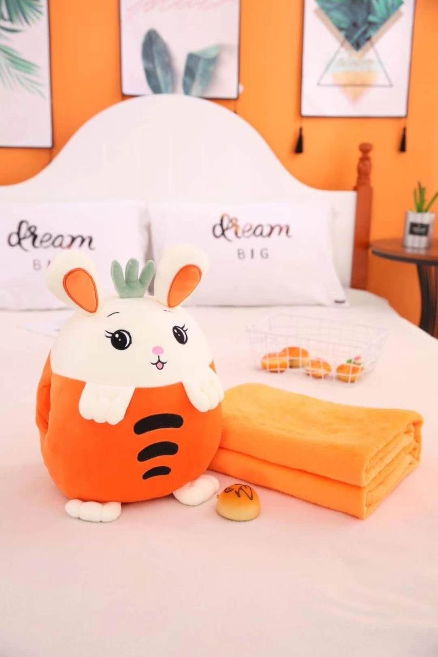 Bộ chăn gối văn phòng chuột Hamster, Heo xinh. Gấu bông đẹp