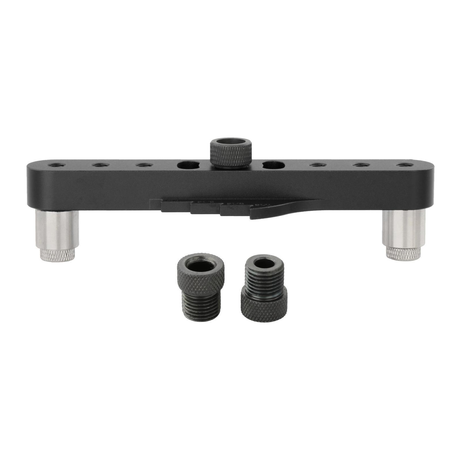 Aluminum Alloy Woodworking Hole Jig Kit Hole Locator Self Centering Drill Guide Hole Puncher for Woodworking Carpentry Tool