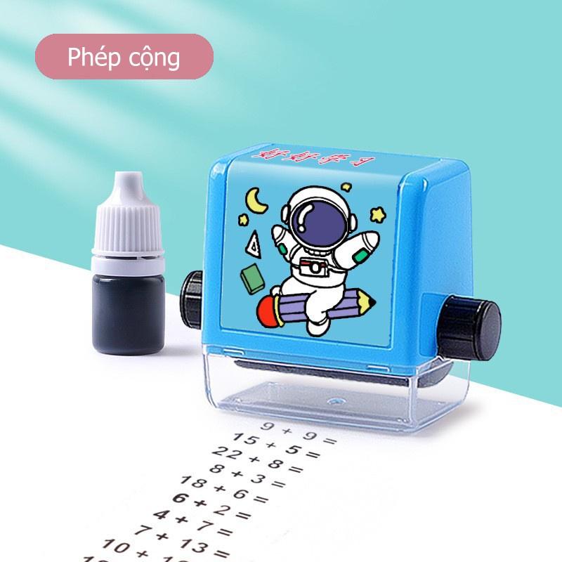 Máy in phép tính ngẫu nhiên, con lăn phép tính cộng trừ cho bé trong vòng 100 câu hỏi - Yumeshop94